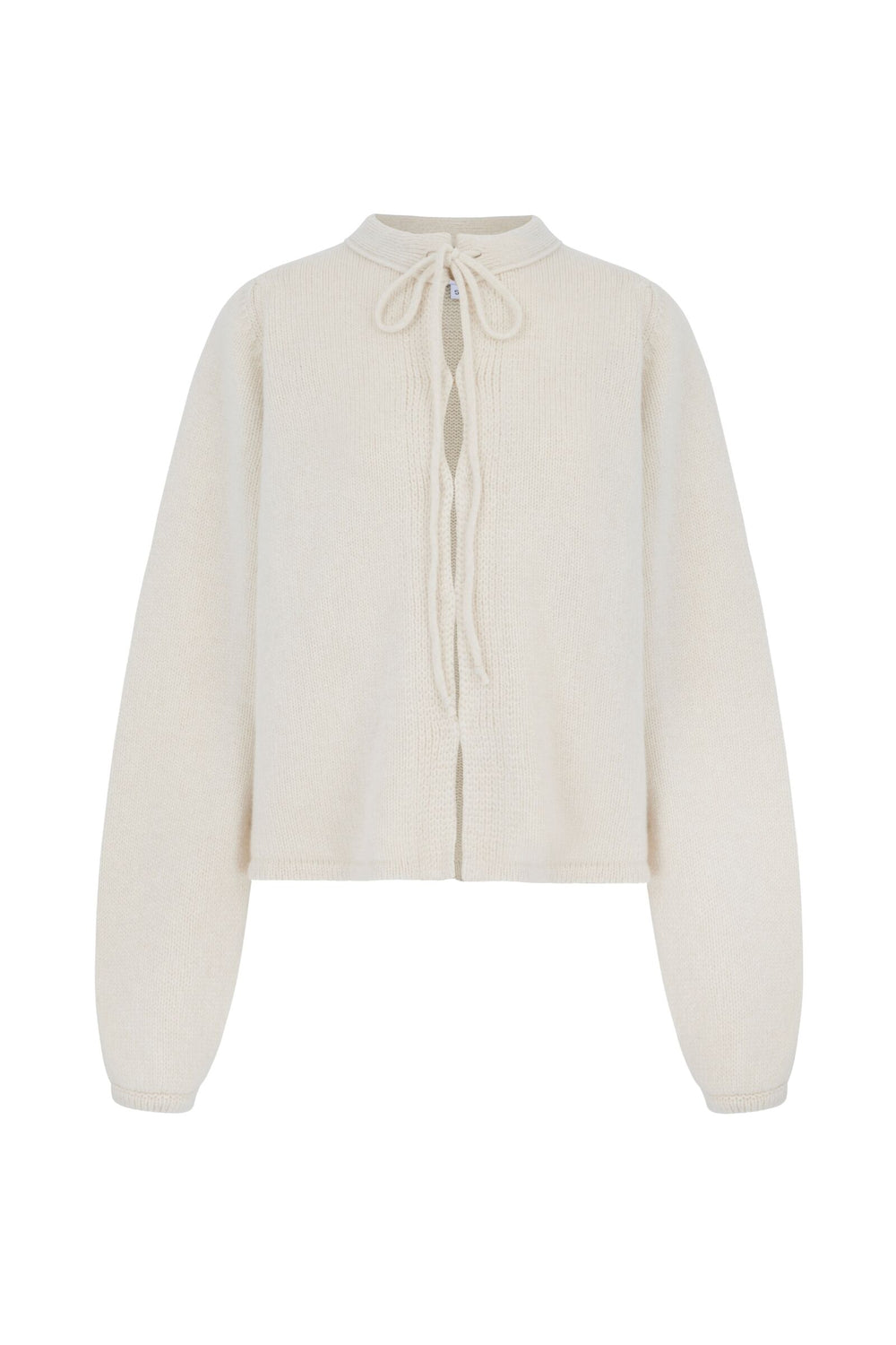 Load image into Gallery viewer, Fine Lambswool and Cashmere Cardigan Oatmeal