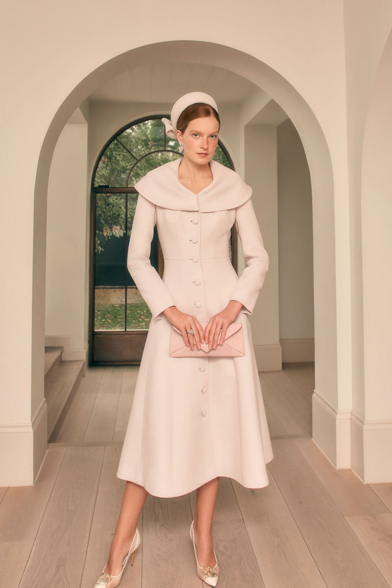 Load image into Gallery viewer, Cumbria Formal Coat Dress Fragile Pink