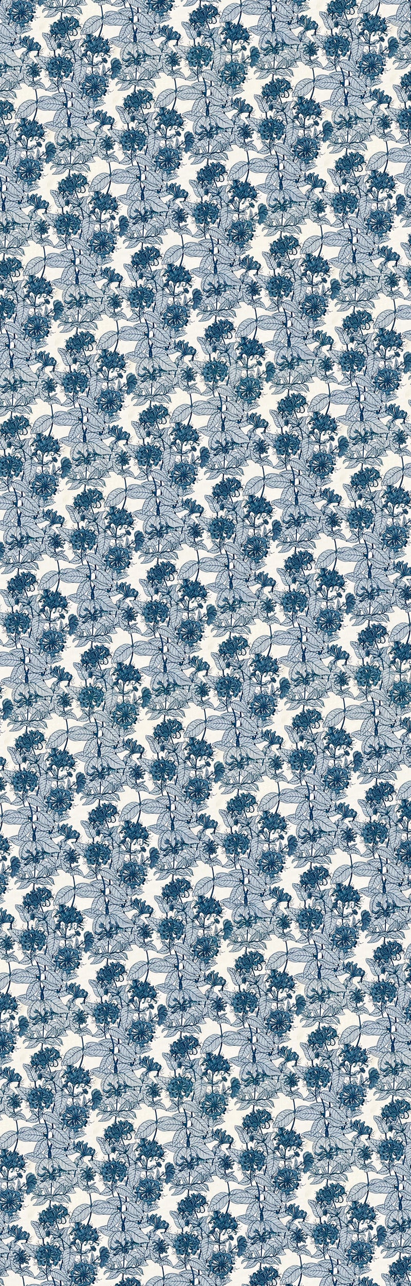 Load image into Gallery viewer, Dark Teal Floral Crepe De Chine
