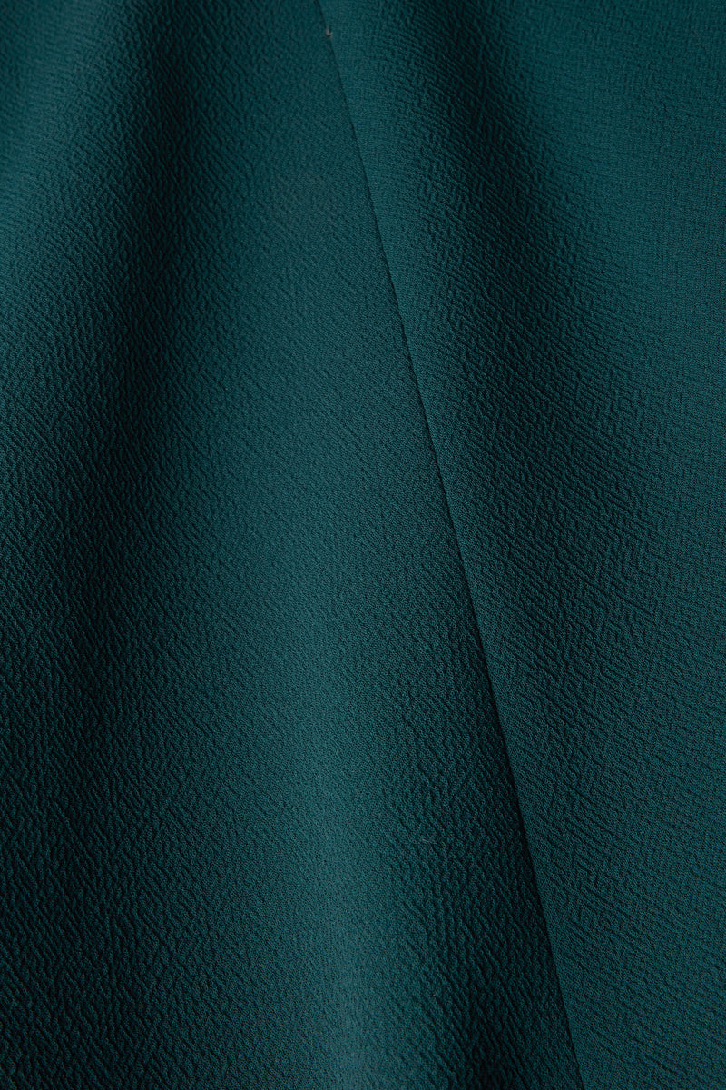 Load image into Gallery viewer, Darlena Dress and Cape Set Forest Green Cloqué