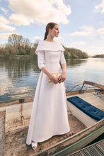 Load image into Gallery viewer, Debutante Floor Length Gown White