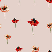 Load image into Gallery viewer, Deconstructed Poppies Crepe De Chine