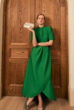 Load image into Gallery viewer, Delphine Dress Jelly Bean Green Cloqué