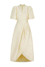 Load image into Gallery viewer, Delphine Dress Dandelion Jacquard