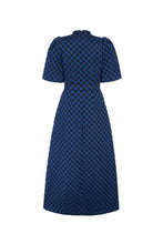 Load image into Gallery viewer, Delphine Dress Geometric Jacquard
