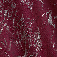 Delphine Dress Merlot Jacquard