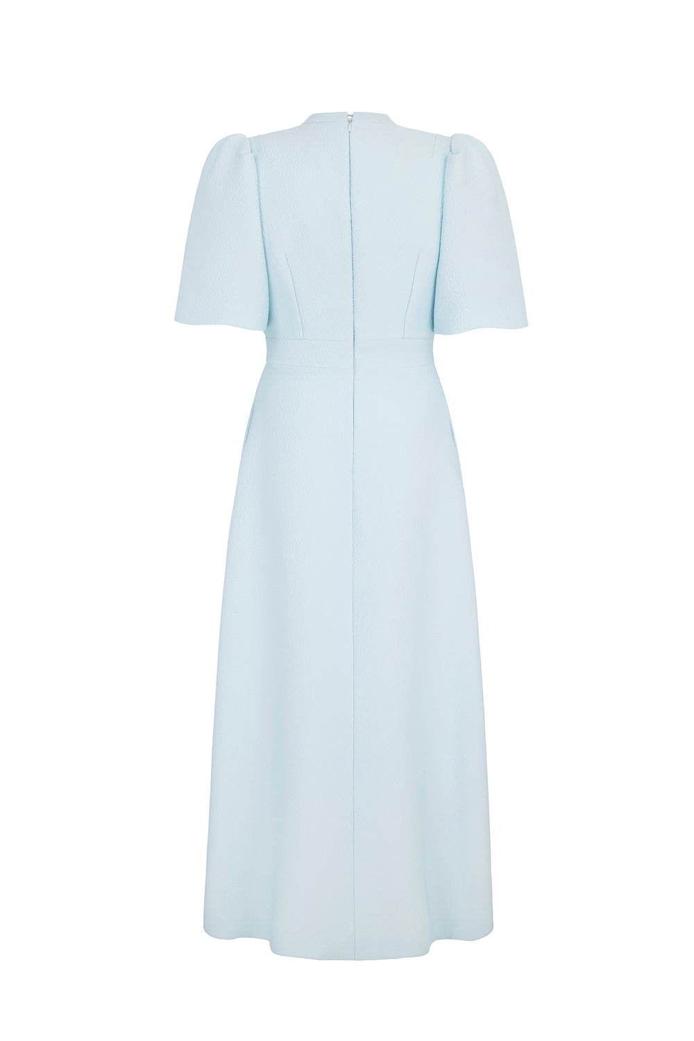 Load image into Gallery viewer, Delphine Dress Ice Blue Cloqué