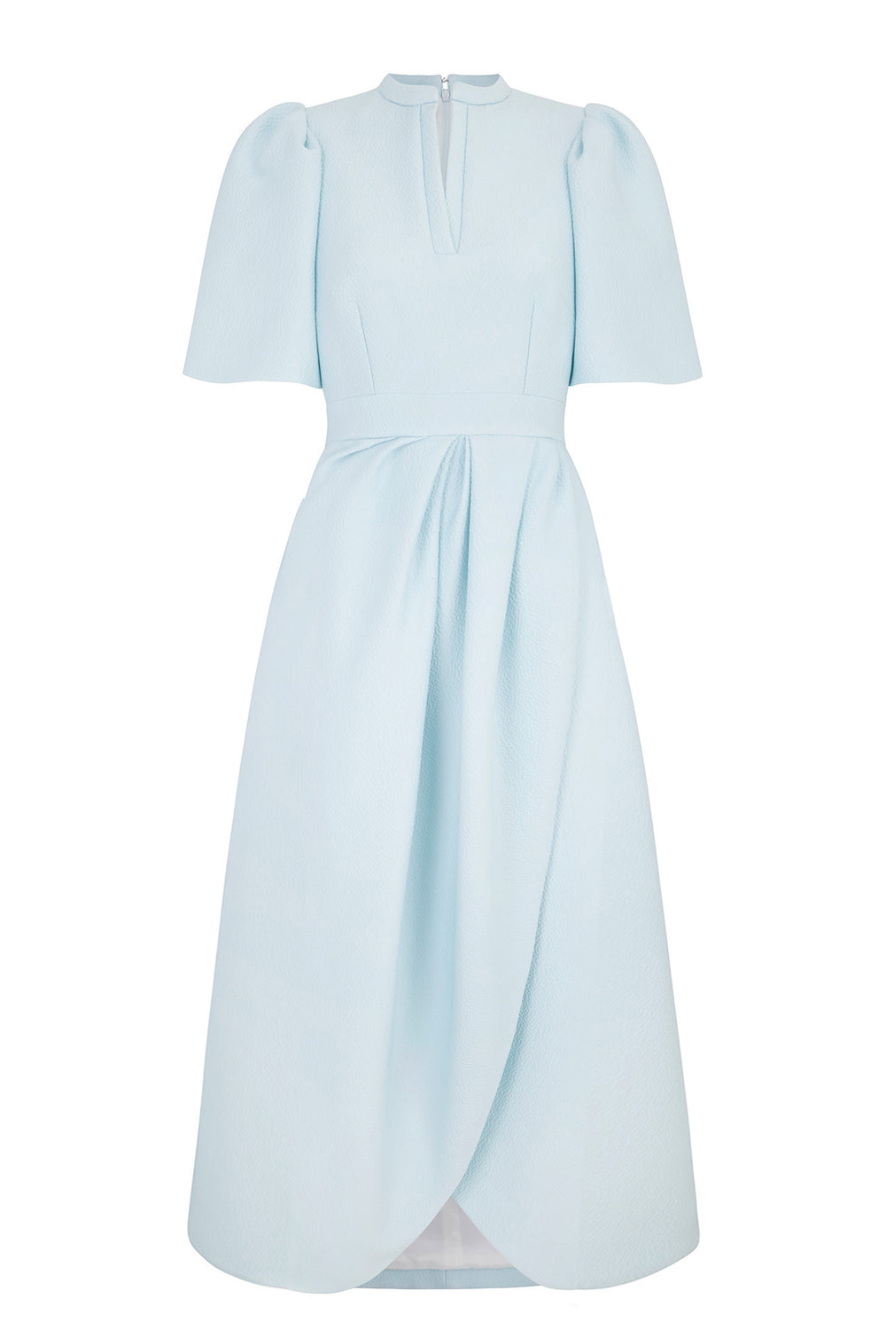 Load image into Gallery viewer, Delphine Dress Ice Blue Cloqué