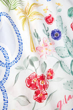 Load image into Gallery viewer, Eleni Cotton Kaftan Dress and Trouser Set Greek Geraniums x Milly Jean