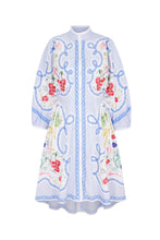 Load image into Gallery viewer, Eleni Kaftan Dress Geraniums x Milly Jean