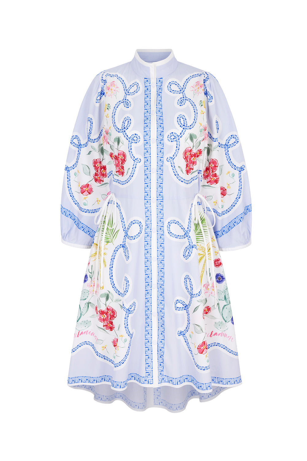 Load image into Gallery viewer, Eleni Kaftan Dress Geraniums x Milly Jean