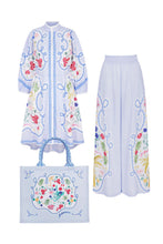 Load image into Gallery viewer, Eleni Cotton Set Greek Geraniums x Milly Jean