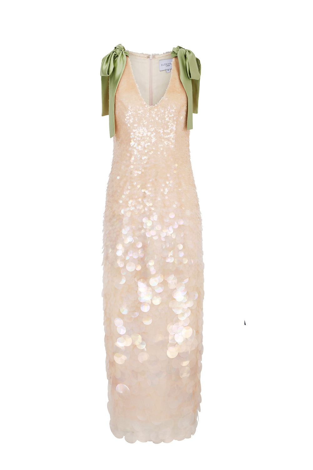 Load image into Gallery viewer, Ellington Gown Nude Sequins