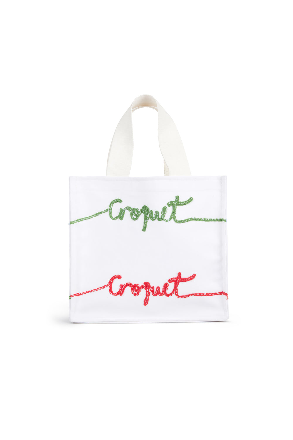 Load image into Gallery viewer, British Summer Embroidered Tote Bag