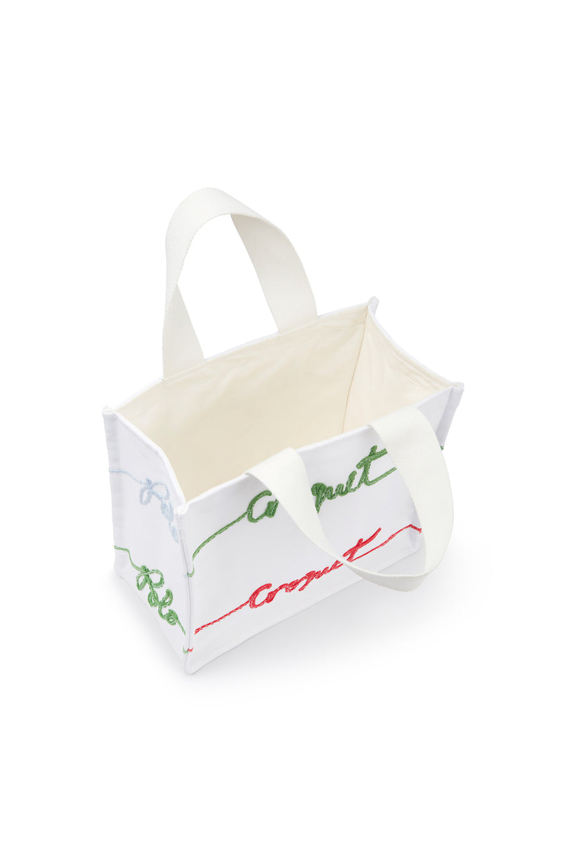 Load image into Gallery viewer, British Summer Embroidered Mini Tote Bag