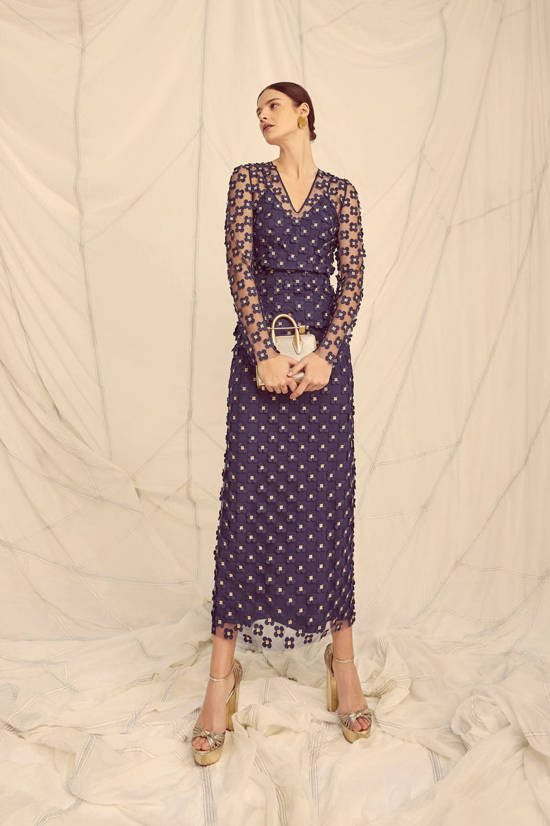 Load image into Gallery viewer, Eos Top Appliqué Daisy Lace - ARCHIVE SALE