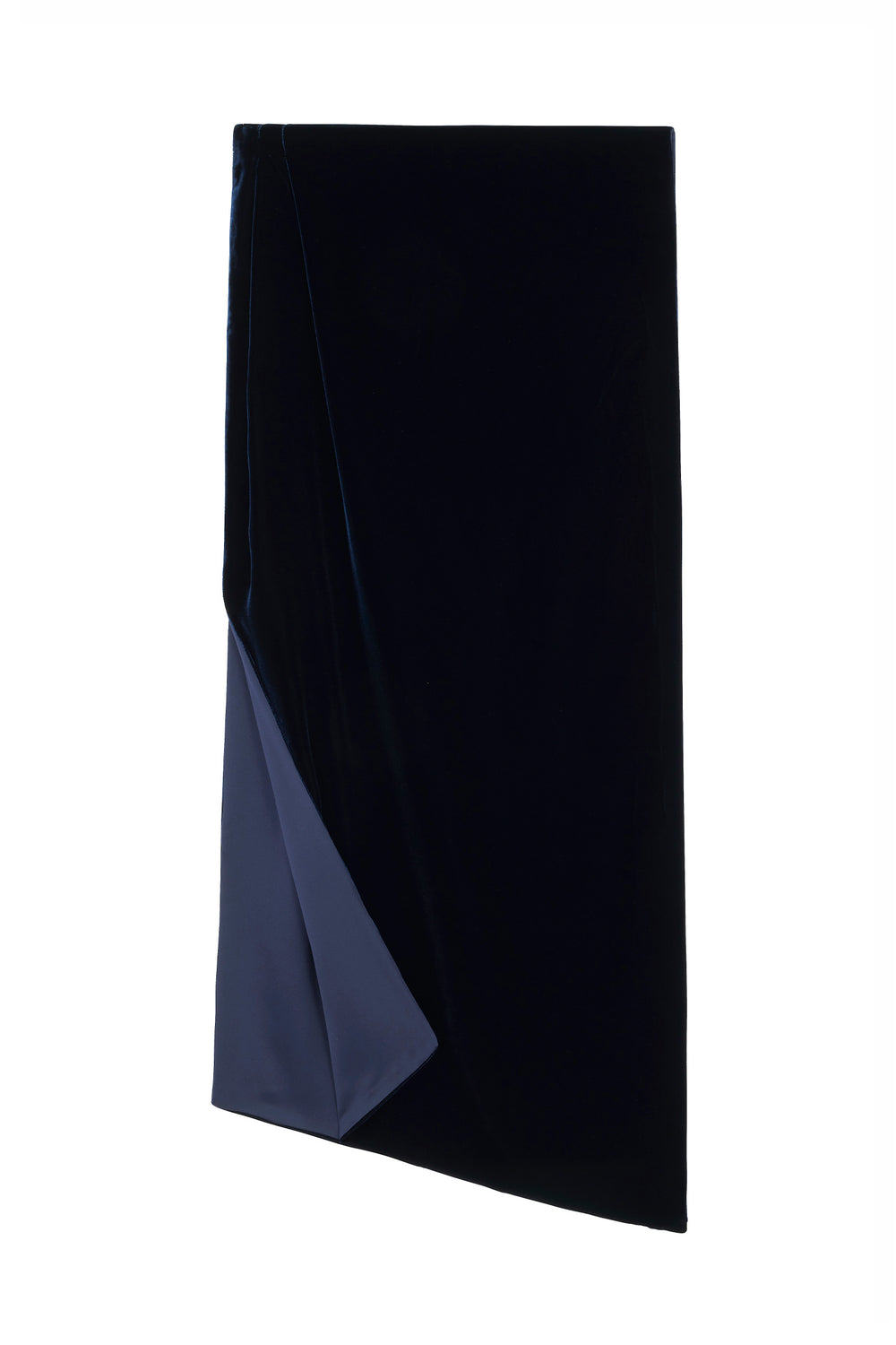 Load image into Gallery viewer, Velvet and Silk Wrap Navy