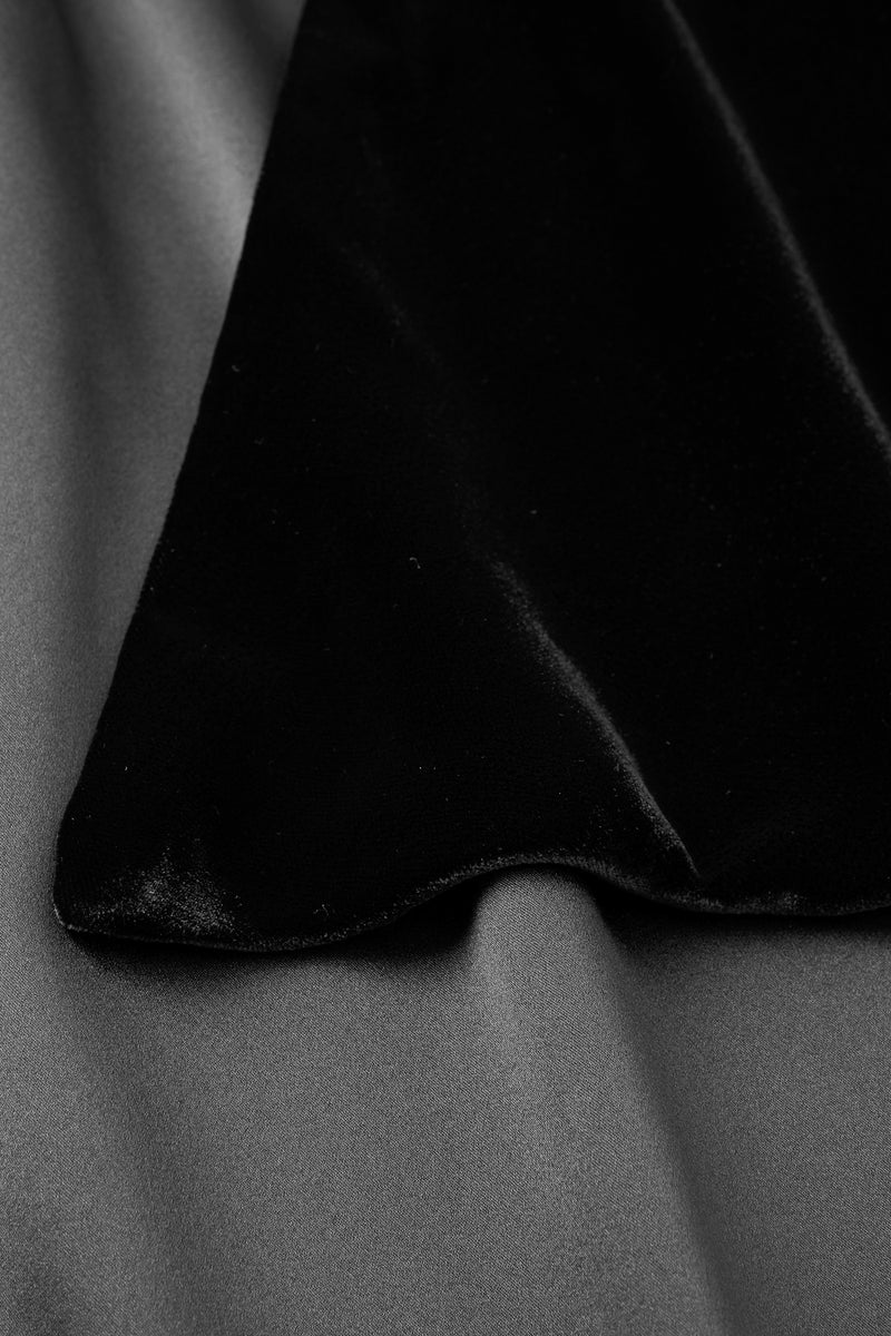 Load image into Gallery viewer, Velvet and Silk Wrap Black