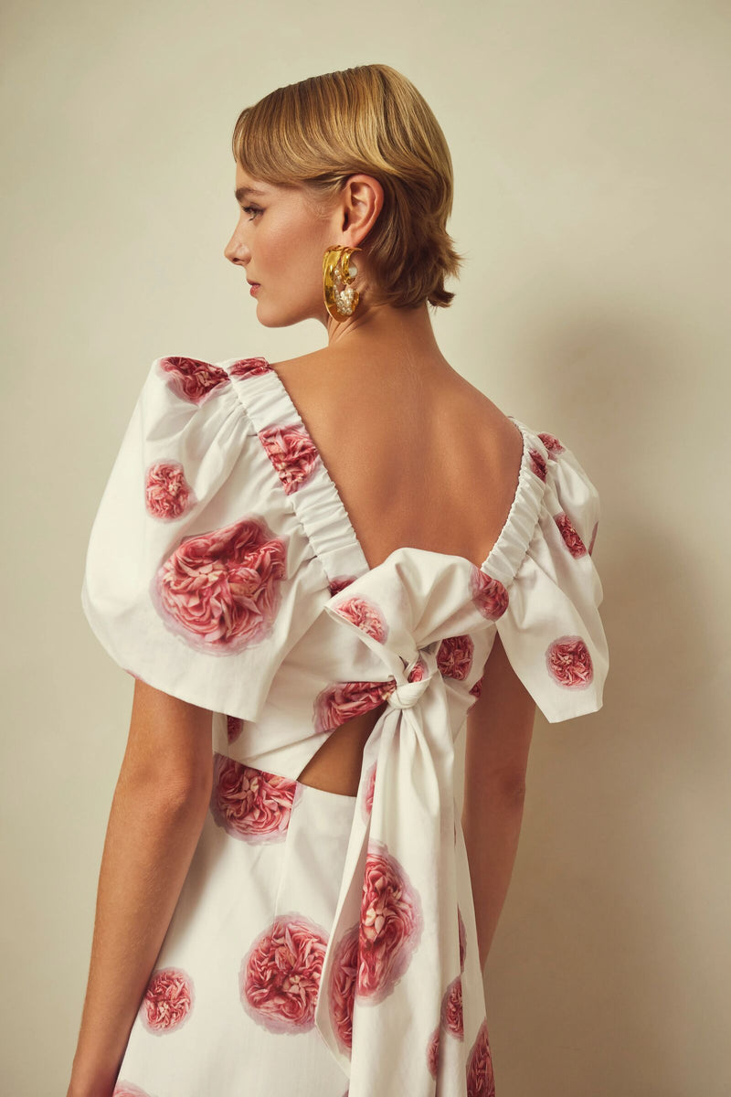 Load image into Gallery viewer, Fitzgerald Dress Sorbet Roses ARCHIVE SALE