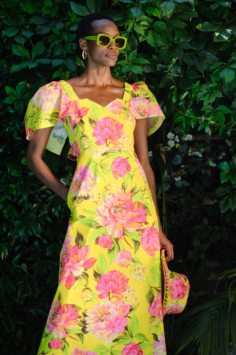 Load image into Gallery viewer, Fitzgerald Dress Mimosa Print ARCHIVE SALE