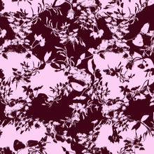 Load image into Gallery viewer, Lilac Floral Tiles Crepe De Chine