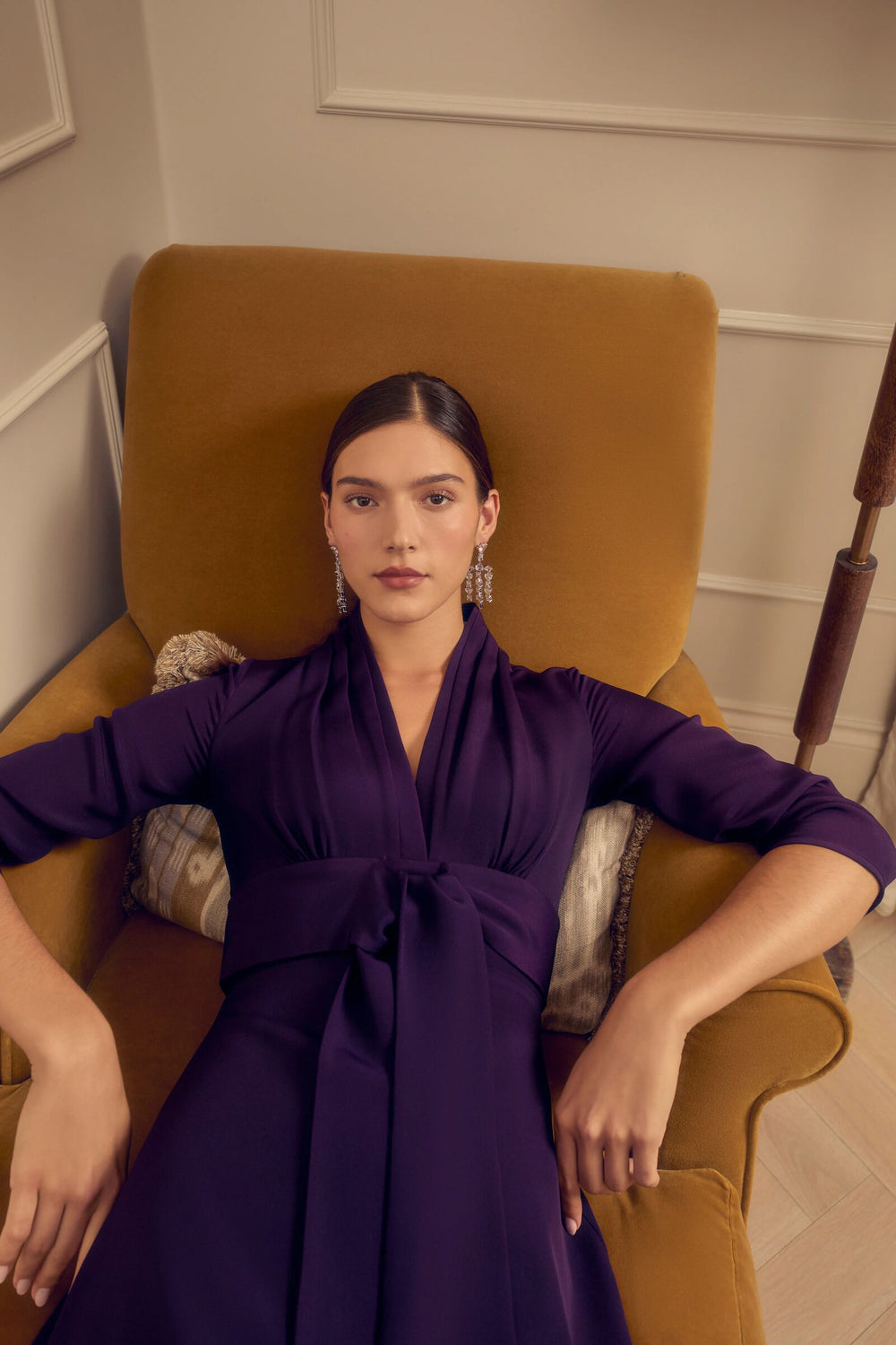 Load image into Gallery viewer, Fontaine Silk Crepe Blackcurrant