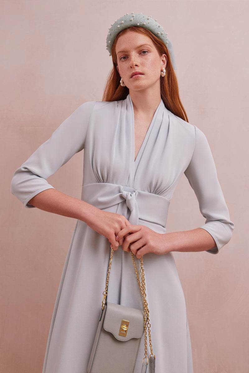 Load image into Gallery viewer, Fontaine Silk Crepe Ice Blue