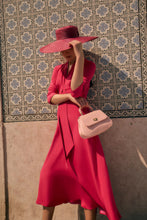 Load image into Gallery viewer, Fontaine Silk Crepe Raspberry