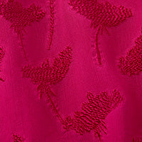 Holland Dress Fil Coupé Fuchsia Pink