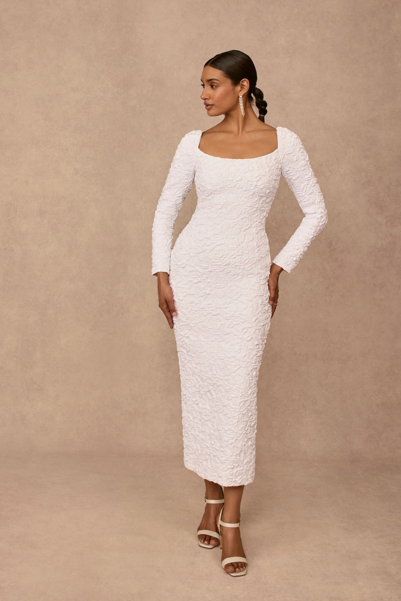 Load image into Gallery viewer, Furano Dress White Cloqué