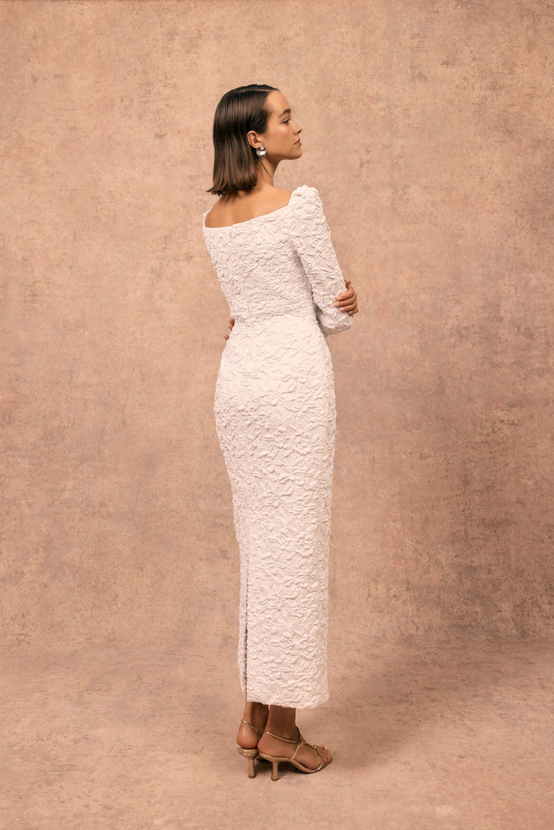 Load image into Gallery viewer, Furano Dress White Cloqué
