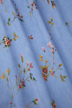 Load image into Gallery viewer, Gabriella Tea Dress Meadow Floral Blue
