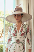Load image into Gallery viewer, Margot Wide Brim Couture Bow Hat x Ruth Ravenscroft