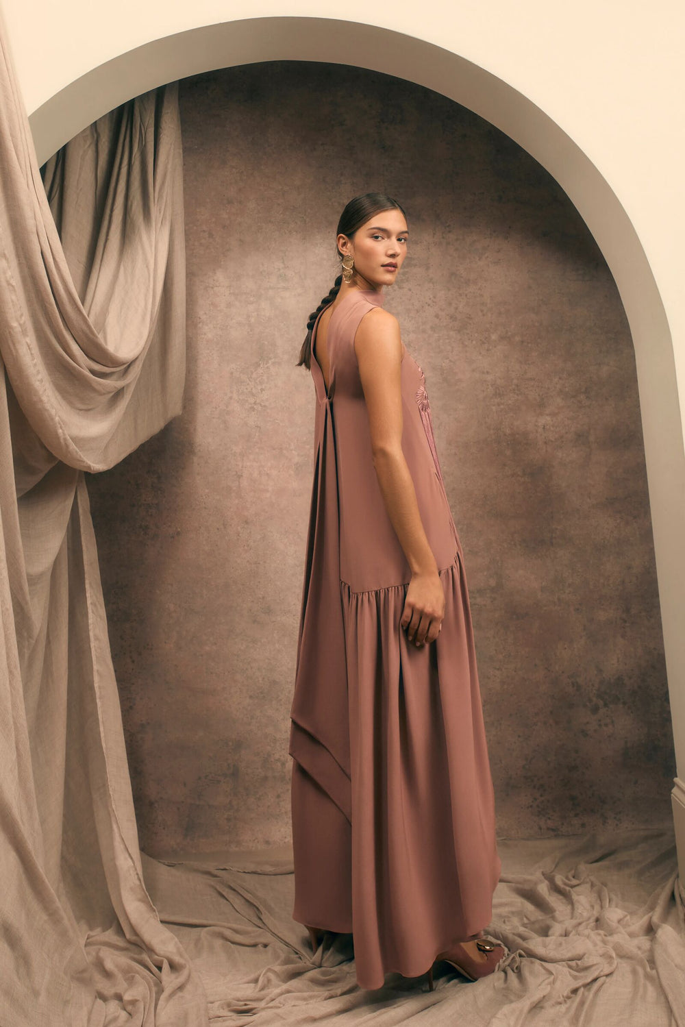 Load image into Gallery viewer, Decades Embroidered Gown