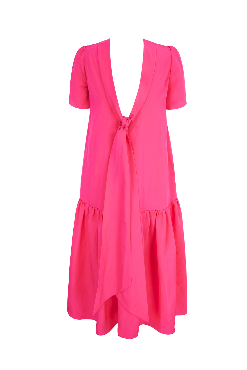 Load image into Gallery viewer, The Garland Dress Hot Pink