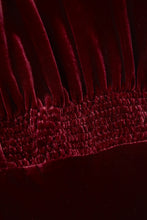 Load image into Gallery viewer, Gloria  Velvet Tea Dress Merlot Red