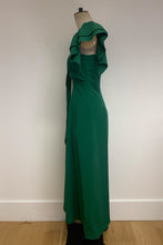 Load image into Gallery viewer, Green Cotton Blend Dress - ARCHIVE SALE