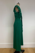 Load image into Gallery viewer, Green Cotton Blend Dress - ARCHIVE SALE