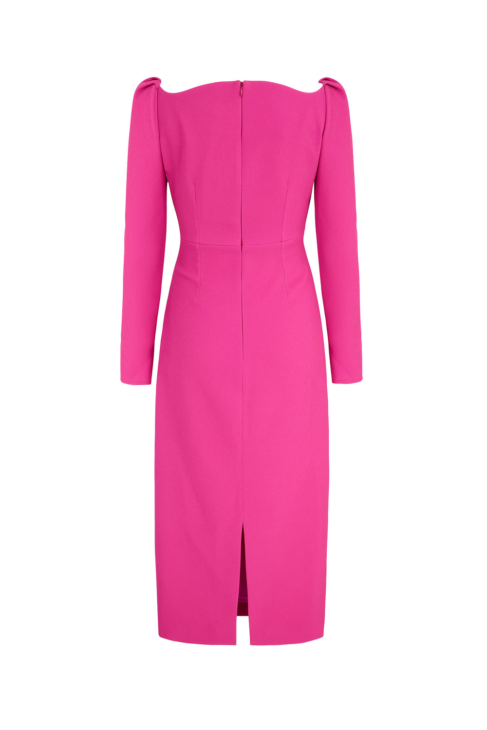 Halley Crepe Hot | Suzannah Dress London | Pink Stretch