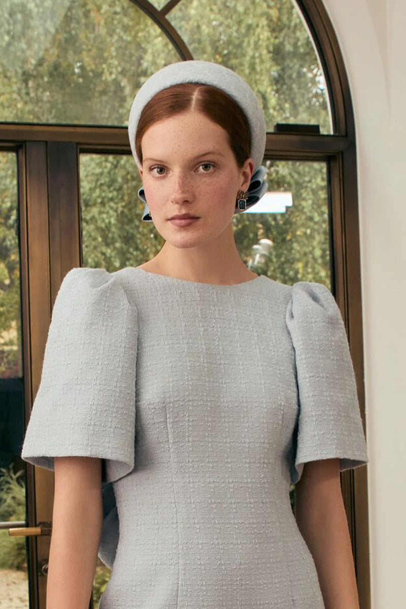 Load image into Gallery viewer, Tweed Halo Dusty Blue x Jane Taylor