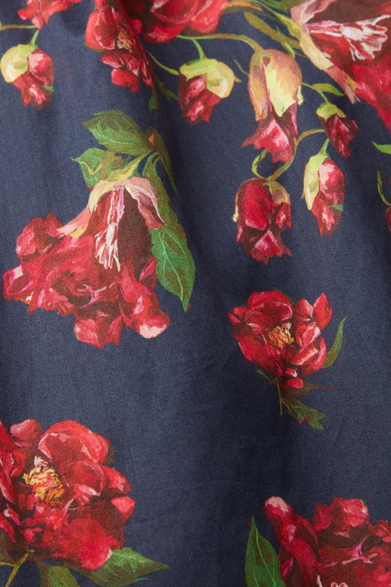 Load image into Gallery viewer, Harper Shirt Dress Red Peony x Nay Bellamy