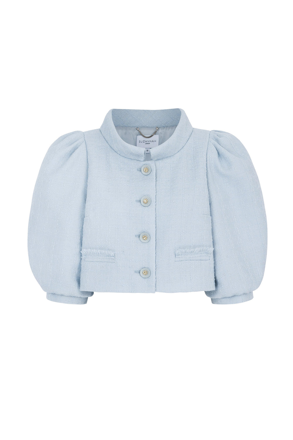 Load image into Gallery viewer, Harrogate Jacket Ribbon Tweed Dusty Blue