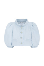 Load image into Gallery viewer, The Harrogate Set Ribbon Tweed Dusty Blue