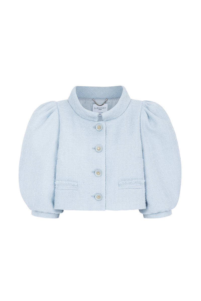 Load image into Gallery viewer, The Harrogate Set Tweed Dusty Blue