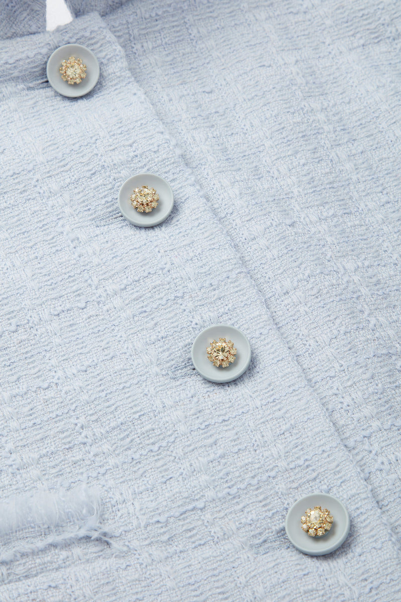 Load image into Gallery viewer, Harrogate Jacket Tweed Dusty Blue
