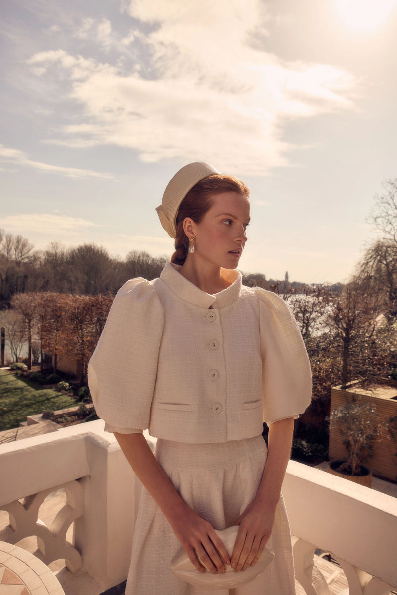 Load image into Gallery viewer, The Harrogate Set Tweed Cream