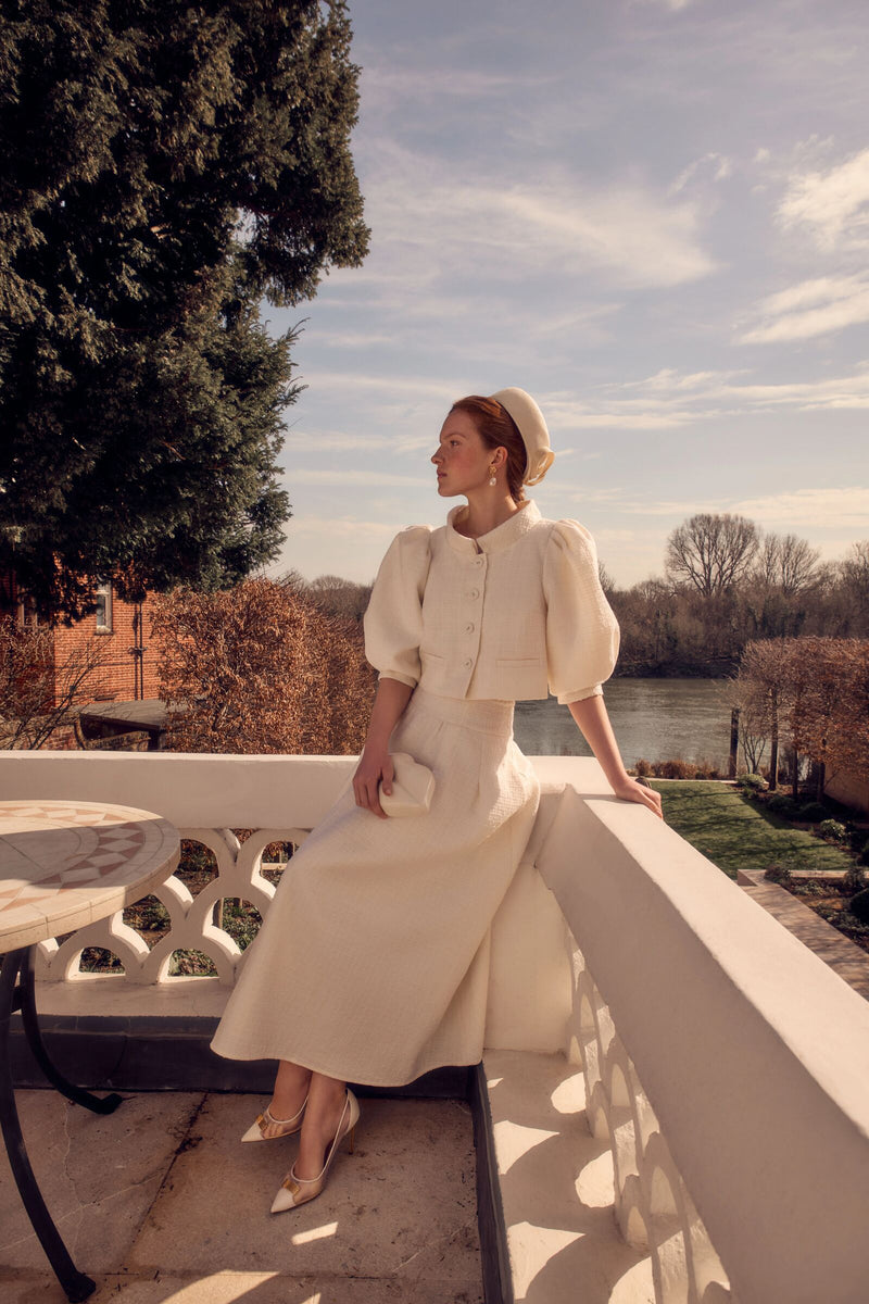 Load image into Gallery viewer, The Harrogate Set Tweed Cream