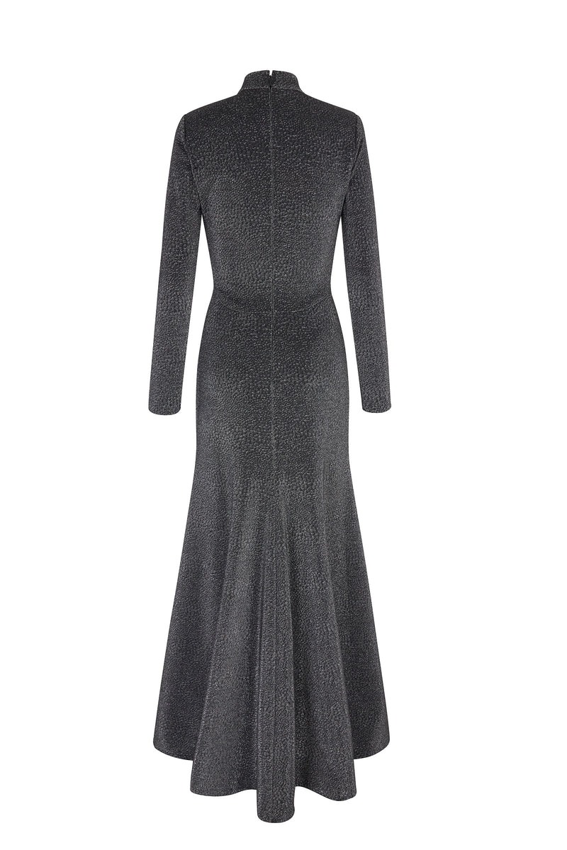 Load image into Gallery viewer, Hemera Gown Metallic Jersey - ARCHIVE SALE