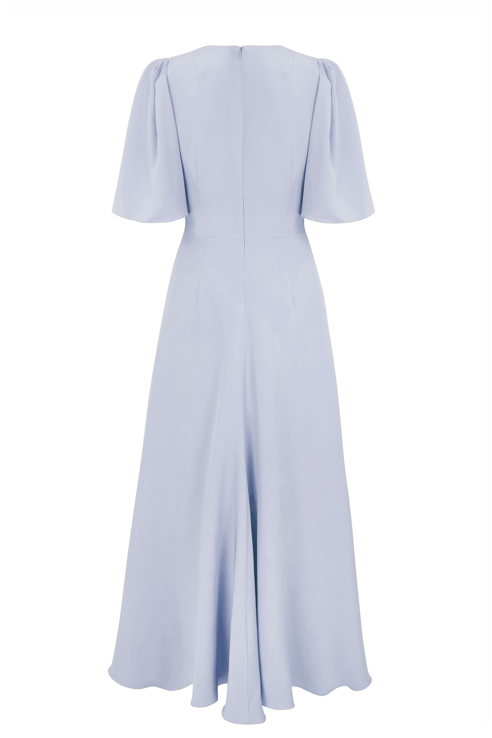 Load image into Gallery viewer, Holland Dress Ciel Blue Silk Cady
