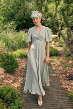 Load image into Gallery viewer, Holland Dress Celadon Green Silk Cady
